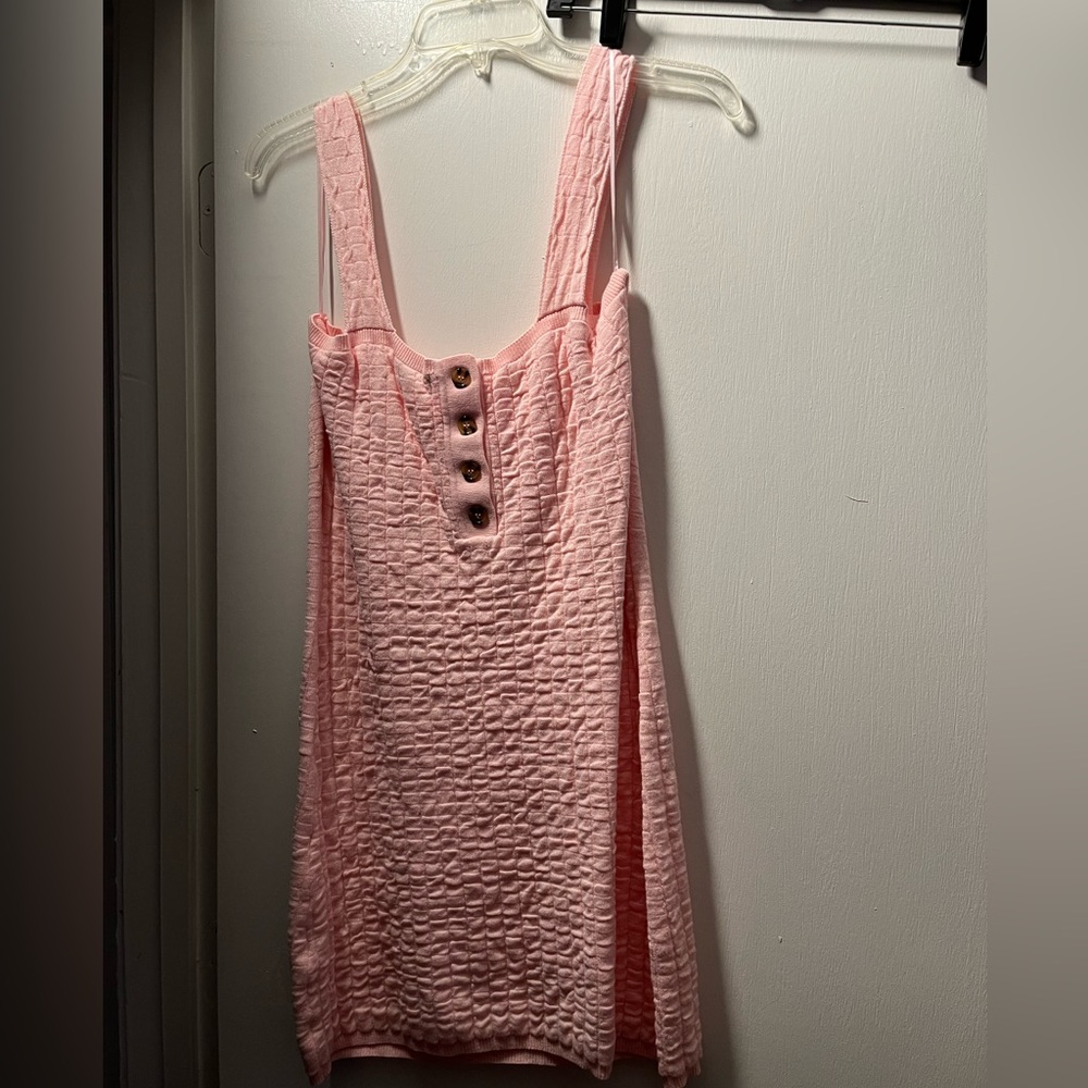 Free people beach pink sweater jumper
